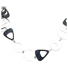Dior-Silberfarbene Dior-Halskette mit Anhänger-Silber