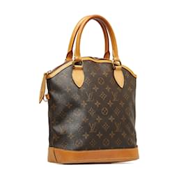 Louis Vuitton-Brown Louis Vuitton Monogram Lockit PM Handbag-Brown