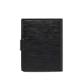 Louis Vuitton-Black Louis Vuitton Epi Agenda PM-Black