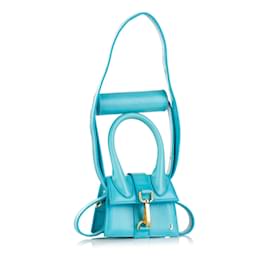 Jacquemus-Blue Jacquemus Le Chiquito Montagne Mini Bag Satchel-Blue