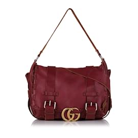 Gucci-Sac messager rouge Gucci GG Marmont-Rouge