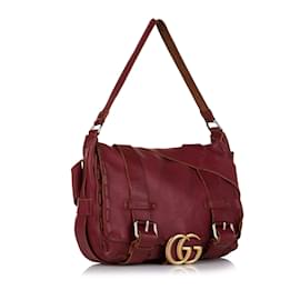 Gucci-Rote Gucci GG Marmont Umhängetasche-Rot
