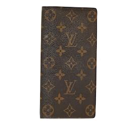 Louis Vuitton-Brown Louis Vuitton Monogram Brazza Wallet-Brown
