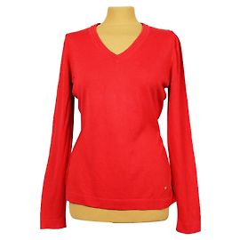 Escada Prenda de Punto Roja de Algodón Roja