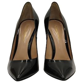 Gianvito Rossi-Gianvito Rossi Gianvito 105 Pointed-toe pumps in black patent leather-Black