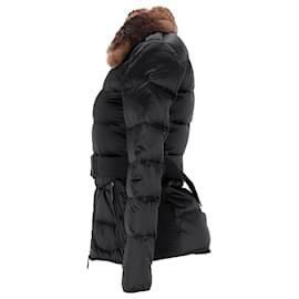 Burberry-Burberry Quilted Down Jacket in Black Polyester-Black