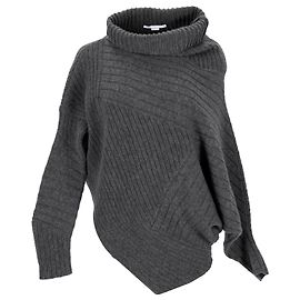 Stella Mc Cartney Rollkragenpullover von Stella McCartney aus grauer Wolle Grau