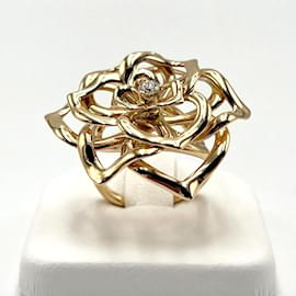 Piaget-Diamond Rose Ring-Golden