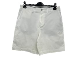 Lacoste-LACOSTE Shorts T.fr 42 Baumwolle-Weiß