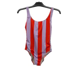 Solid & Striped-Costumi da bagno SOLIDI E RIGATI T.Internazionale S Poliestere-Rosso