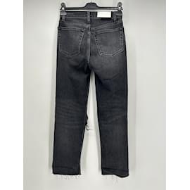 Re/Done-RI/FATTO Pantaloni T.US 26 cotton-Nero