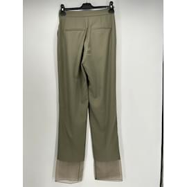 Autre Marque-Pantalon LOW CLASSIC T.International S Laine-Kaki