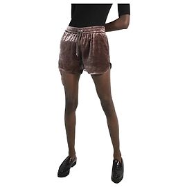 Brunello Cucinelli Rosa Samtshorts – Größe S Pink