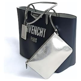 Givenchy-Borsa Shopping Givenchy Antigona in PVC bicolore-Blu