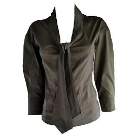 Yves Saint Laurent Tops Caqui
