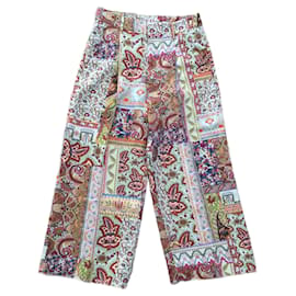 Etro Pantaloni, ghette Multicolore