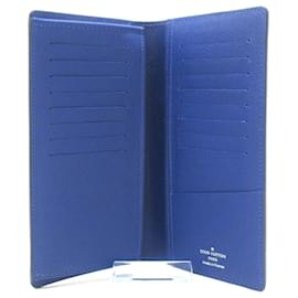 Louis Vuitton-Louis Vuitton Portefeuille Brazza-Blue
