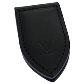 Louis Vuitton-LOUIS VUITTON Pansu Abie Clip para billetes Cuero Negro M636360 Autenticación LV1677-Negro
