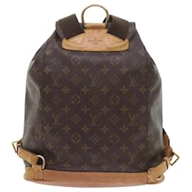 Louis Vuitton-LOUIS VUITTON Monogram Montsouris GM Backpack M51135 LV Auth ar10888-Monogram