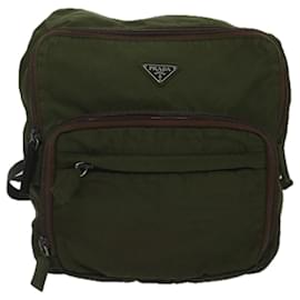 Prada-PRADA Backpack Nylon Green Auth bs10212-Green