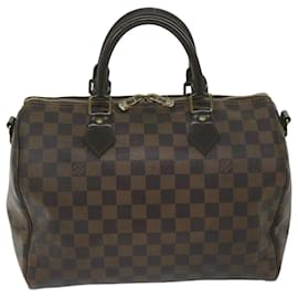 Louis Vuitton-LOUIS VUITTON Damier Ebene Speedy Bandouliere 30 Hand Bag N41367 LV Auth 59923-Other
