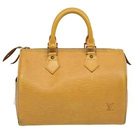 Louis Vuitton-Louis Vuitton Epi Speedy 25 Bolsa de mão Tassili Yellow M43019 Autenticação de LV 59469-Outro