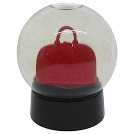 Louis Vuitton-LOUIS VUITTON Snow Globe Alma VIP Limited Clear Red LV Auth 59414A-Red,Other