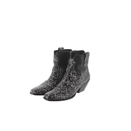 Mexicana-Leather boots-Black