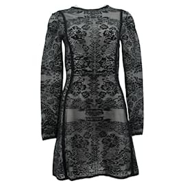 Dior-vestido de algodón-Negro
