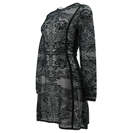 Dior-vestido de algodão-Preto