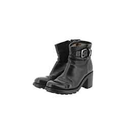 Free Lance-Leather boots-Black