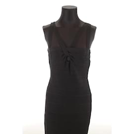 Herve Leger-Vestido negro-Negro