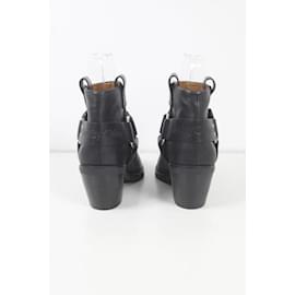 See by Chloé-Leather boots-Black