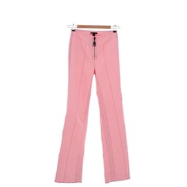 Louis Vuitton-Pantalon droit en coton-Rose
