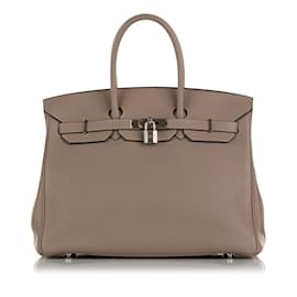 Hermès-HERMES Sacs à main Birkin 35-Gris