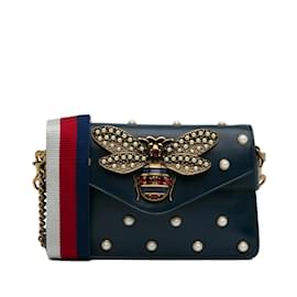 Gucci-GUCCI Handbags Queen Margaret-Blue