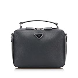 Prada-PRADA Handbags saffiano-Black