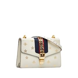 Gucci-GUCCI Handbags Sylvie-White