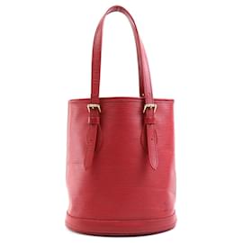 Louis Vuitton-Louis Vuitton Bucket-Red