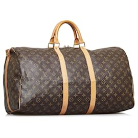 Louis Vuitton-LOUIS VUITTON Travel bags Keepall-Brown