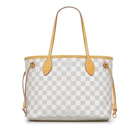 Louis Vuitton-LOUIS VUITTON Handbags Neverfull-White