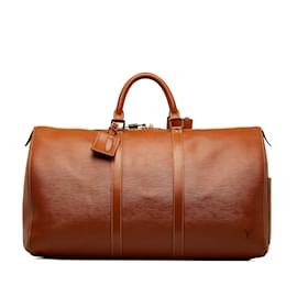 Louis Vuitton-LOUIS VUITTON Travel bags Keepall-Brown