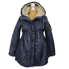 Odd Molly Blue Polyamide Coat Blue