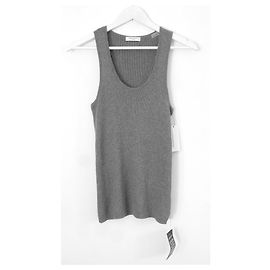 Equipment Tanktop aus Rippstrick Grau