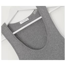 Equipment-Camiseta sin mangas de punto de canalé Equipment-Gris