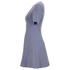Tommy Hilfiger-Vestido feminino de algodão-Azul,Azul claro