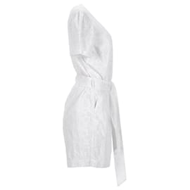 Tommy Hilfiger-Tommy Hilfiger Mono corto con bordado inglés para mujer en algodón blanco-Blanco