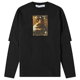 Autre Marque-Caravaggio Print Layered-Sleeve Black-Other,Python print