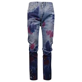 Autre Marque-Pintura de jeans salpicada-Multicolor