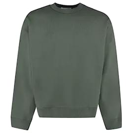 Autre Marque-Sleeve Logo Sweatshirt-Green